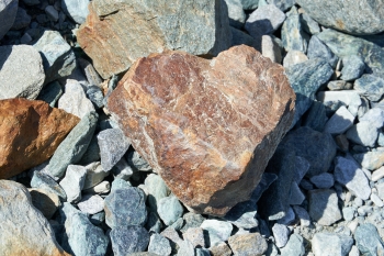 Picture of a stone heart