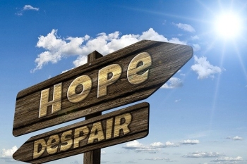 Image of signposts of Hope or Depression